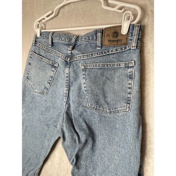 Men’s Wrangler Relaxed Fit Straight Denim Jeans 97601SB Blue Comfort W34 x L30 - Picture 4 of 9